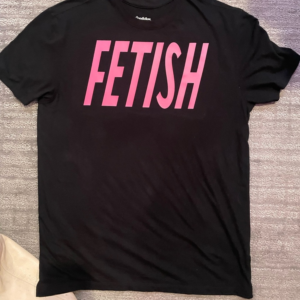 Goodfellow & Co Black Tee with Pink Graphic